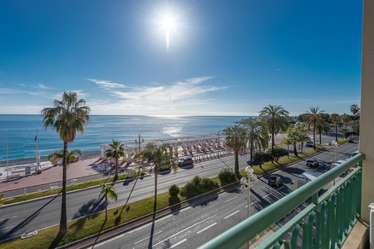 Modern Sea View Apartment On Promenade Des Anglais Nice Eksteriør billede